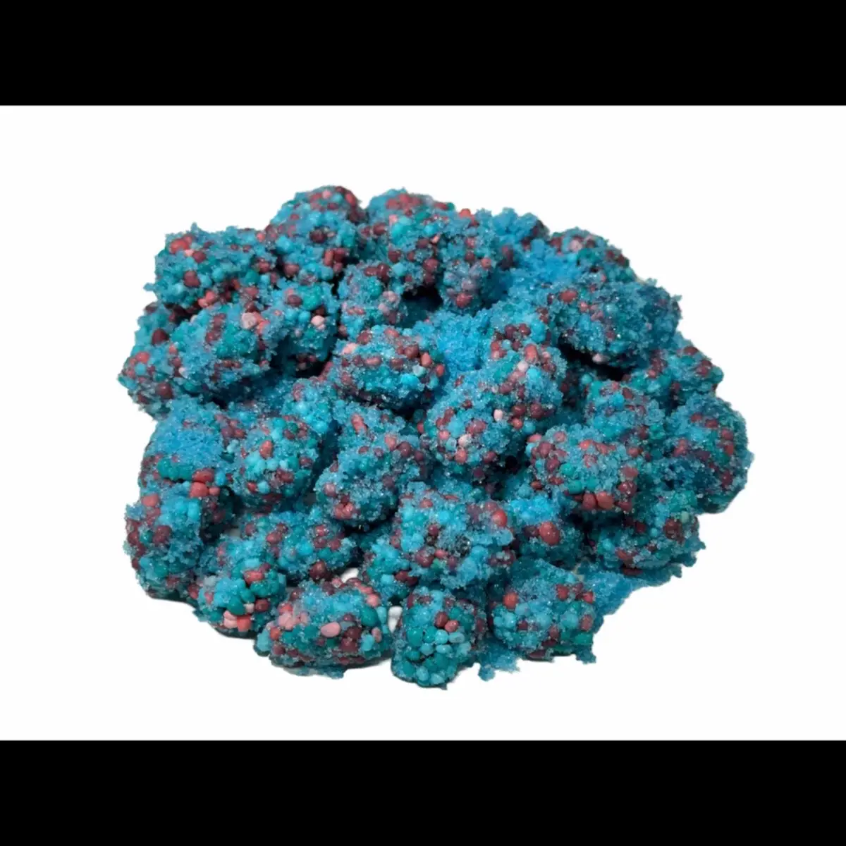 Mama V's Extreme Sour Blue Raspberry Crunchy Clusters (NOW IN BAGS) Snack Candy Bonbon Sweet