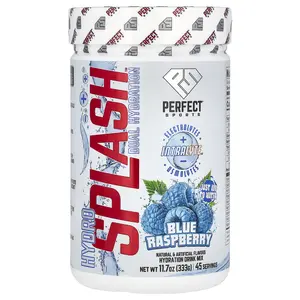 PERFECT Sports Hydro Splash, Dual Hydration, Blue Raspberry, 11.7 oz (333 g)