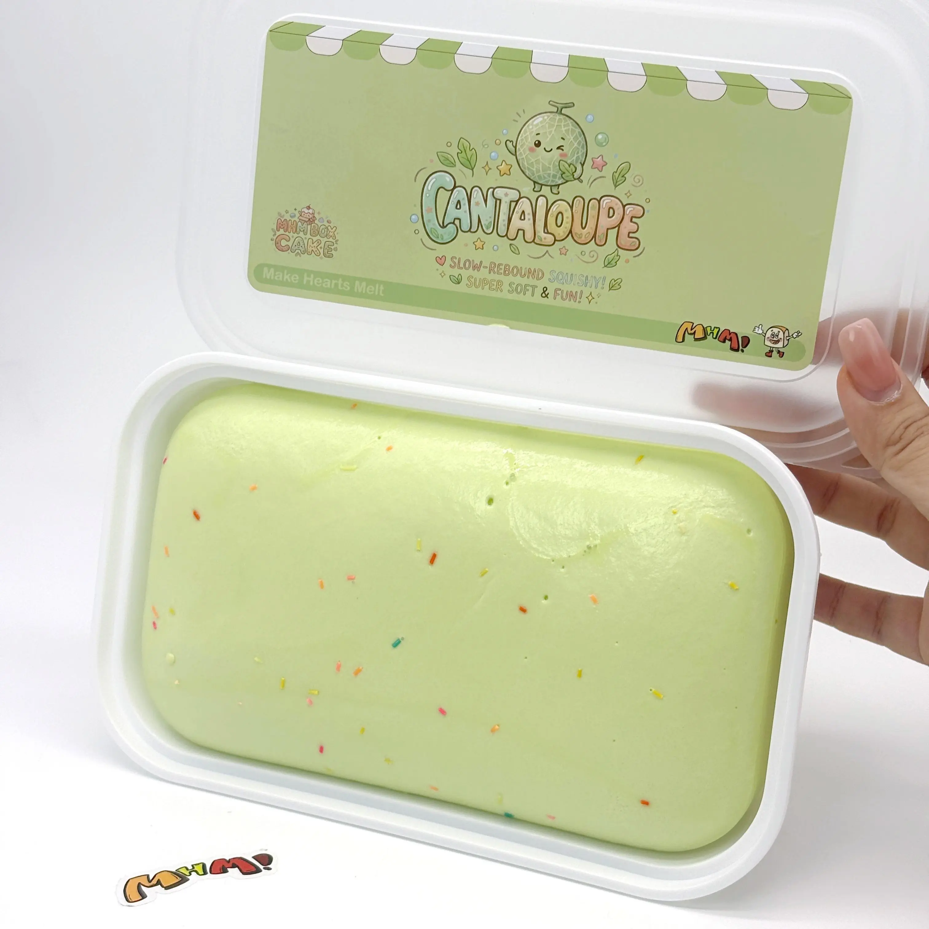 MHM Sticky Toast Cake Slow Rising Squishy Toy, Soft Food-Themed Foam Sensory Fidget Toy, Cute Kawaii Gift MHM Sticky Toast Cake Slow Rising Squishy Toy, Soft Food-Themed Foam Sensory Fidget Toy, Cute Kawaii Gift