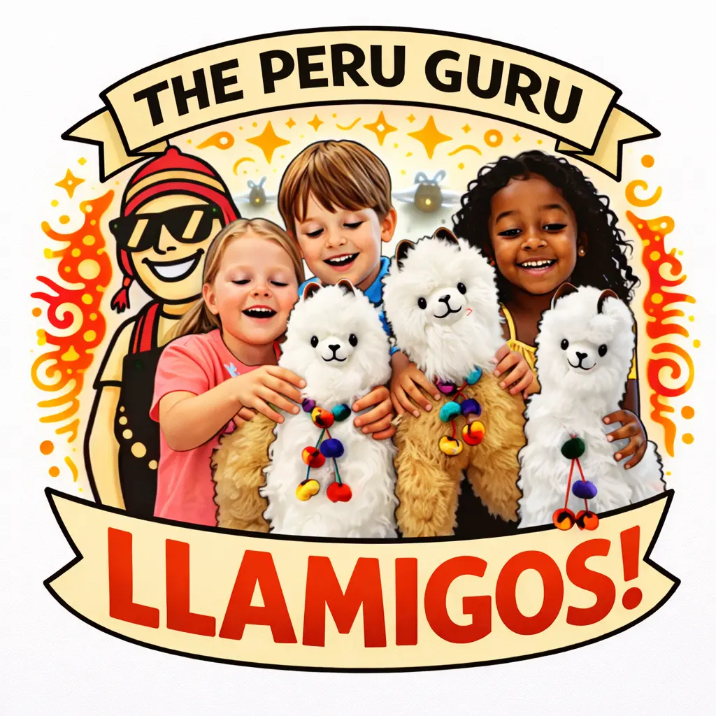 The Peru Guru Llamigo Handmade Alpaca Llama Artisan Collectible Ultra Soft Genuine Alpaca Fiber Unique Handcrafted Companion Small & Large Sizes Available Pure White & Brown Options