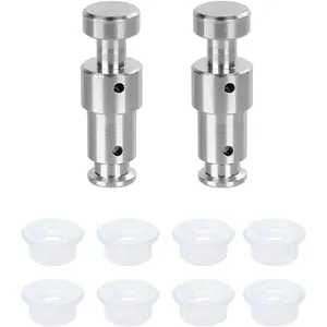 2 Pack Float Valve for  with 8  Caps for  Duo 3, 5, 6 QT, Duo Plus 3, 6 QT, Ultra 3, 6, 8 QT Replacement Float Valve by