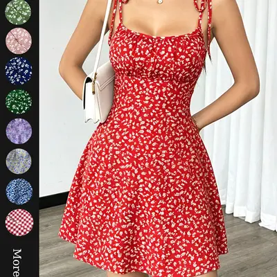 kimchi blue marcella embroidered tie-back babydoll mini dress Kimchi Blue Marcella Embroidered Tie-Back Babydoll Mini Dress