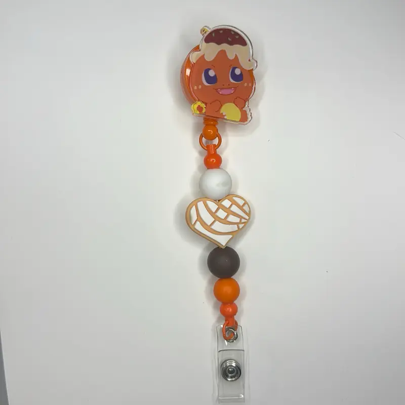 HoldMyBadge charzard Pokemon Badge Reel - Anime, Low Profile Design, Unique Accessory for Conventions, Healthcare, and Office Workers Retractable Badge