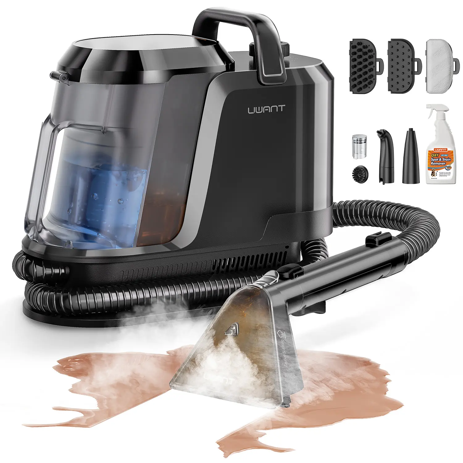 Uwant Y100 Steam Portable Carpet Cleaner , 18Kpa Powerful  Spot Cleaner Machine, Upholstery & Sofa Cleaner for Home，Car and Auto Detailer,back to school,back to school haul