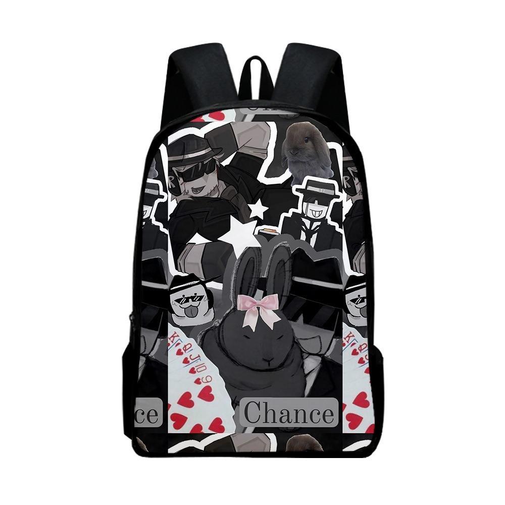 Roblox Forsaken Gubby Backpack Travel Bag Lightweight Back Pack with Laptop Compartmen