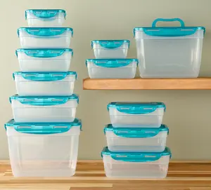 Set of (2) 42-Cup Storage Containers w/ (2) Handle Lids
