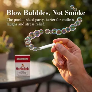 Bubble Cigarette StressRelief Toy, Fake Cigarette Shape,Mini Bubble Blower,Bubble Sticks, Relaxation Tool,Suitable for Birthday/ChristmasParty Gifts, for Men & Women（Newly Upgraded Version）