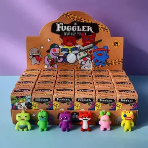 New 24-Piece Fuggler Monster Keychain Blind Box Set, Cute Student Hanging Ornament, Perfect Christmas & New Year Gift