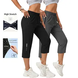 Women’s two-pack casual, comfortable loose pants—ideal for summer beach travel and vacations; breathable summer travel beach pants with a summery vibe.