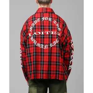 Loiter Kimono Flannel Red