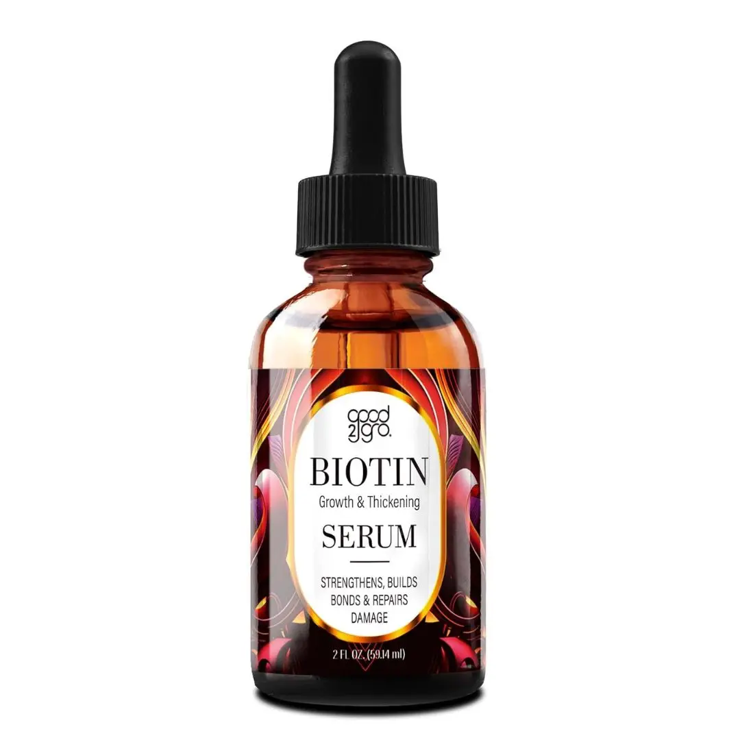 Biotin Scalp Serum for Hair Density - Good2Gro by Gold Banner Beauty - 2 oz | Biotin, Collagen & Rosemary Oil Infused for Hair Growth, Repair & Restoration | Reduce Thinning & Hair Loss | Vegan & Cruelty-Free
