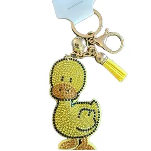 LGS Charms - Birds - Rhinestone Keychain Fashion Accessory with Tassel