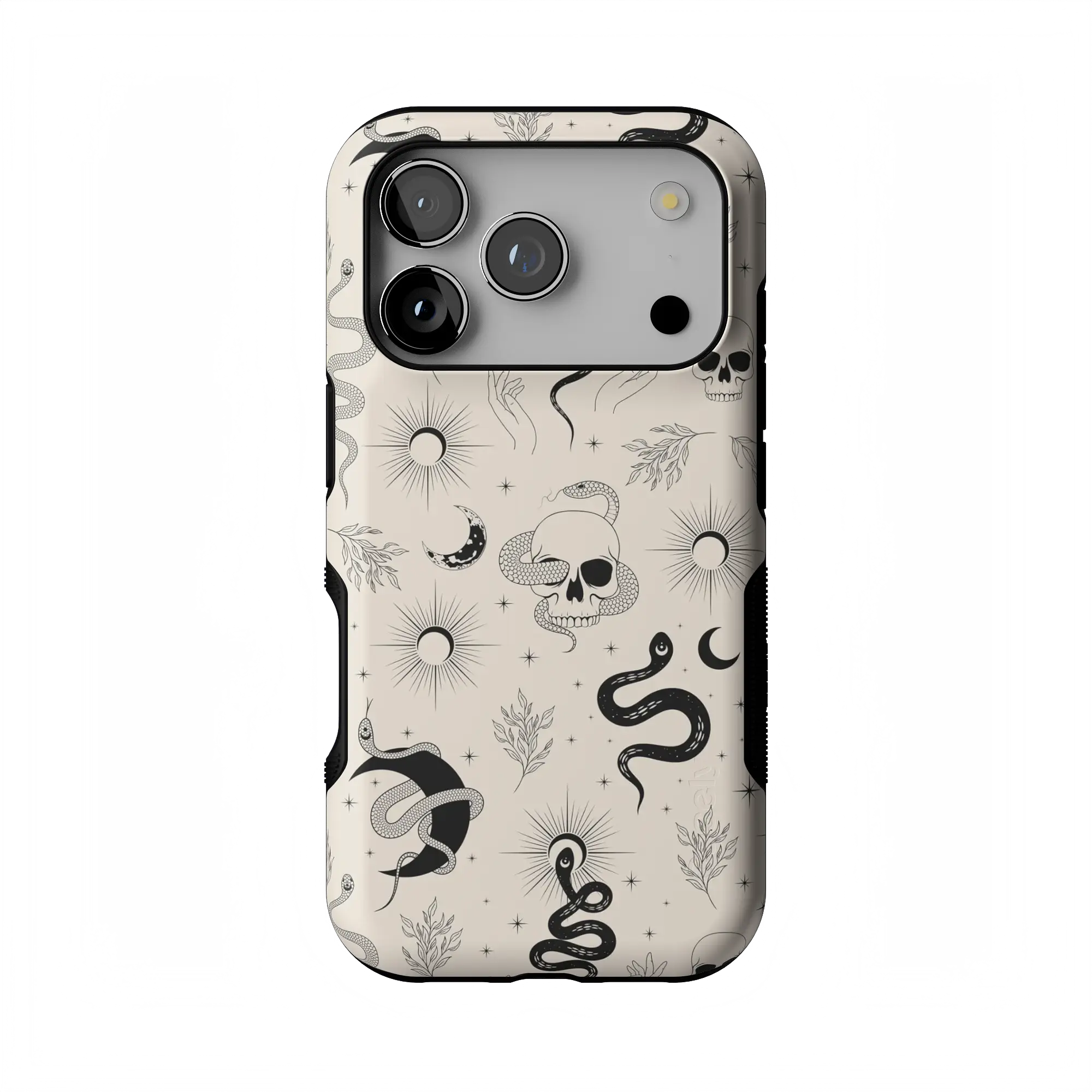 Casely iPhone 17 Pro Case | No Further Explanation | Snakes & Skulls | Bold Protective Design | Compatible with MagSafe