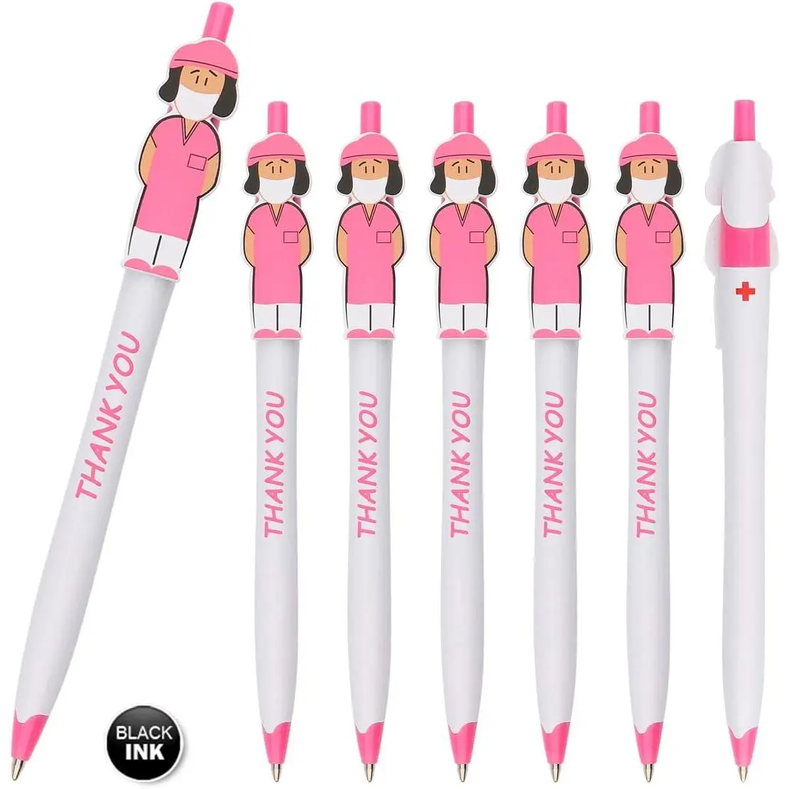 Cute Nurse Pens Thank You  Pens, CNA Nurse Week Gifts Bulk, Healthcare  Assistant Appreciation, NICU Day Gifts for  Staff,  Pens ( 36Pack)