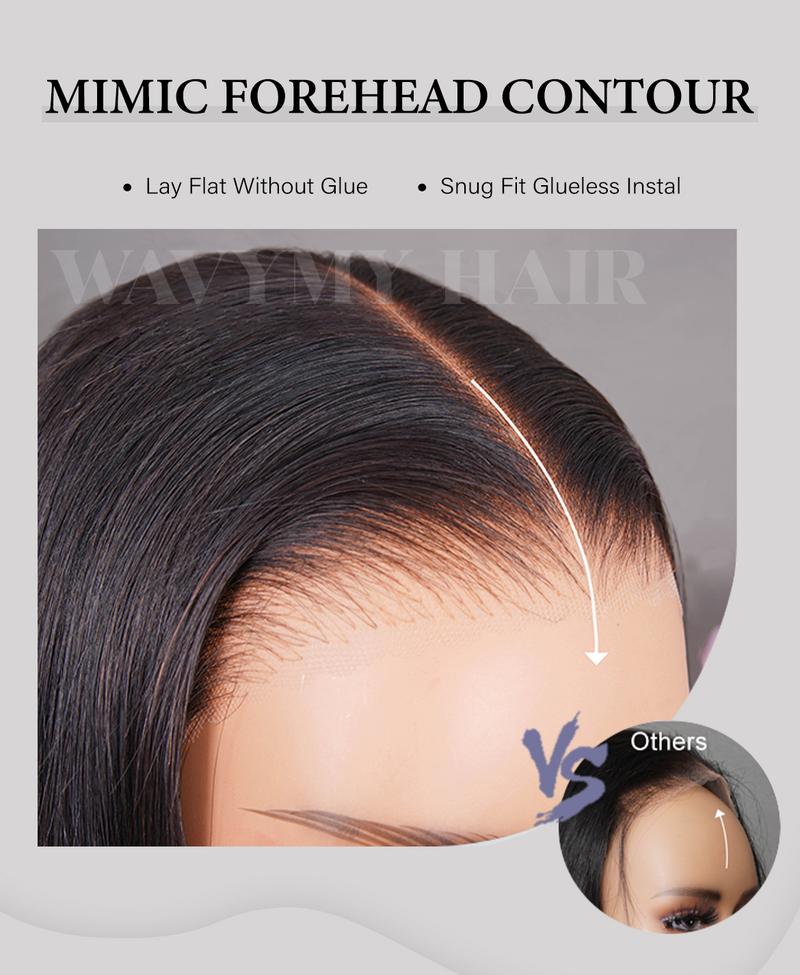 Wavymy Reddish Brown Trendy Layered Cut Pre-plucked Wear Go 6x4 Glueless Pre-cut Lace Wigs 180% Density Straight Wigs 100% Human Hair Wavymy Reddish Brown Trendy Layered Cut Pre-plucked Wear Go 6x4 Glueless Pre-cut Lace Wigs 180% Density Straight Wigs 100% Human Hair