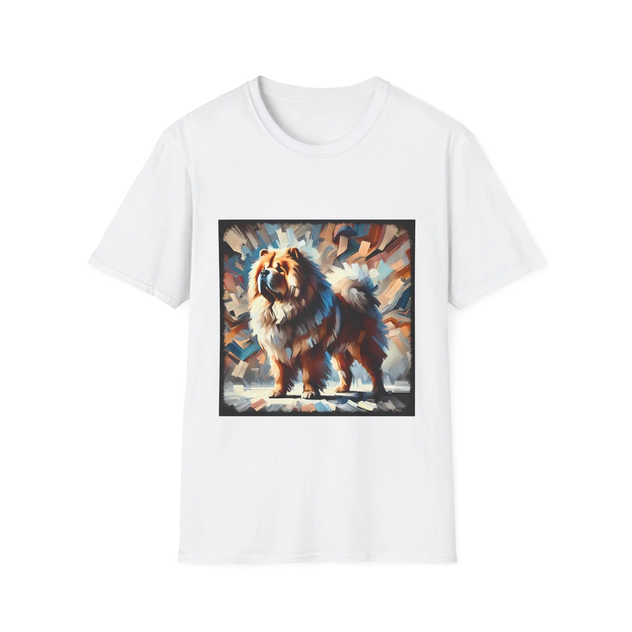 Chow Chow Warm Classic Unisex Dog T-Shirt - Crewneck Short Sleeve Tops for Women & Men