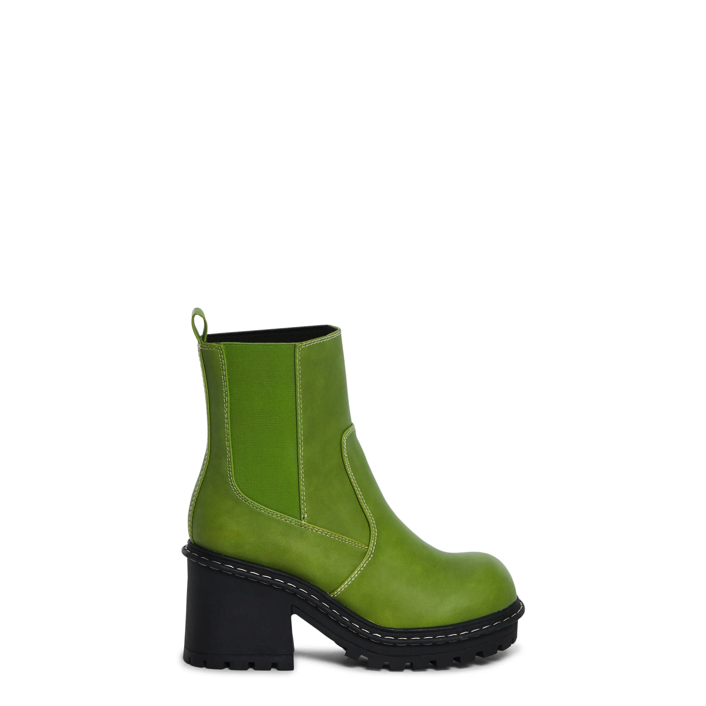 Off The Record Ankle Boots - Green Off The Record Ankle Boots - Green