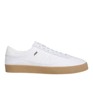 adidas Mens Puig Indoor Skate Skate Sneakers Shoes - White