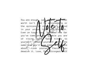 Note To Self • T-shirt Tee Shirt Comfortable Unisex Top Mental Health Inspirational