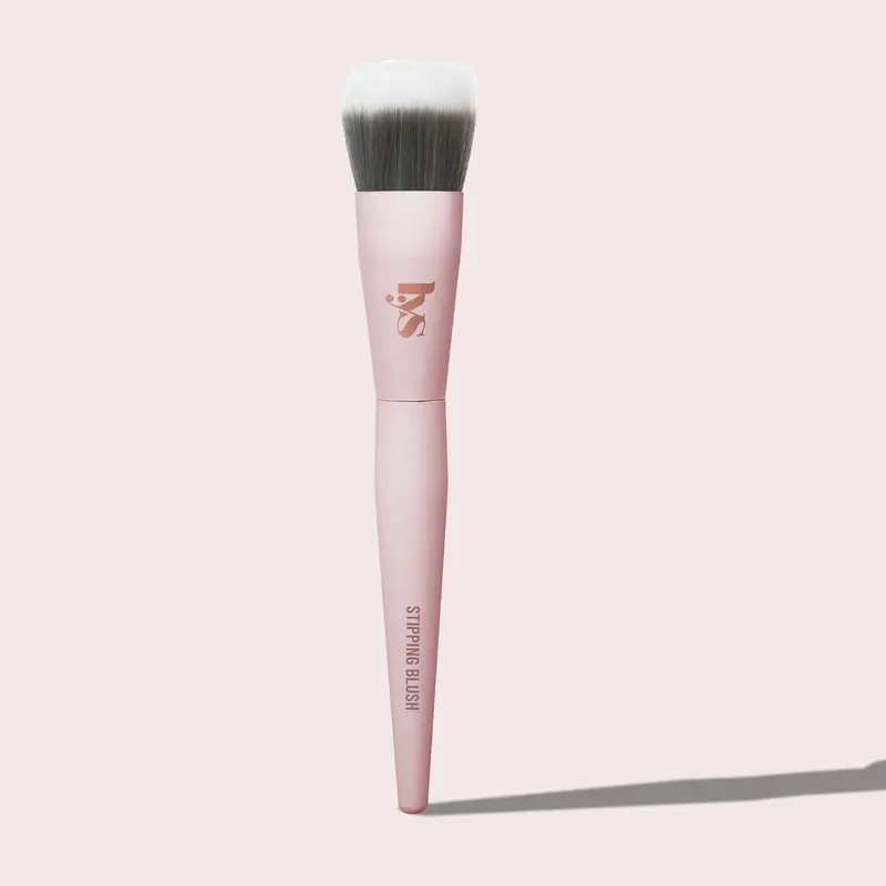 LYS Beauty Stippling Blush Face Brush - Professional Cosmetics Makeup Tools, Beauty Brushes for Face Application, Cream & Liquid Formula Blender with Even Blend & Fast-Action Performance