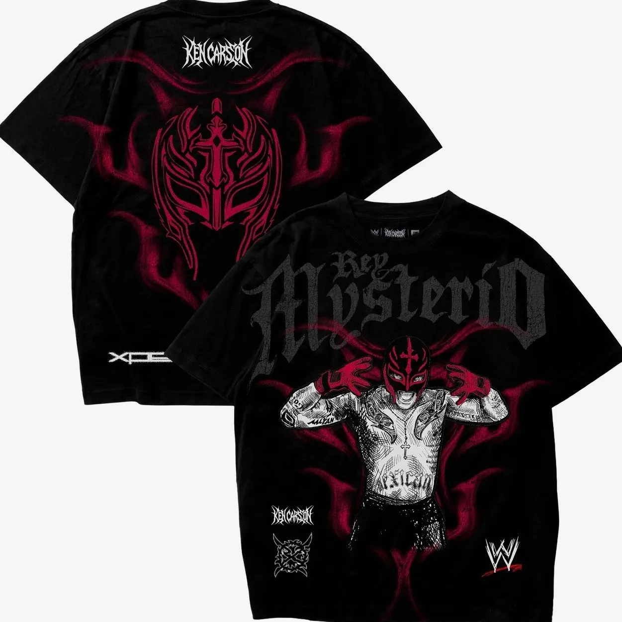 Rey Mysterio Complex x WWE x Ken Carson Unisex T-Shirt - Black 8KZ
