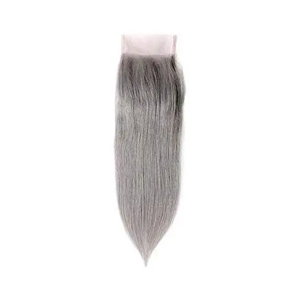Silver Gray 4x4 Lace Closure - Straight (Wholesale)