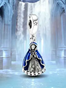 Blue Insect Butterfly Moon & Star Animal Giraffe Theme Beads Pendant Charms, Fashionable DIY Jewelry Making Accessories for Women & Girls, Charm Accessory, DIY Beading Accessories