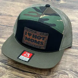 Hot moms Leather hat