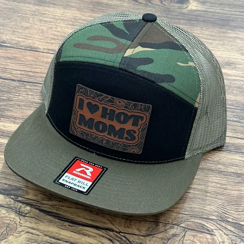 Hot moms Leather hat