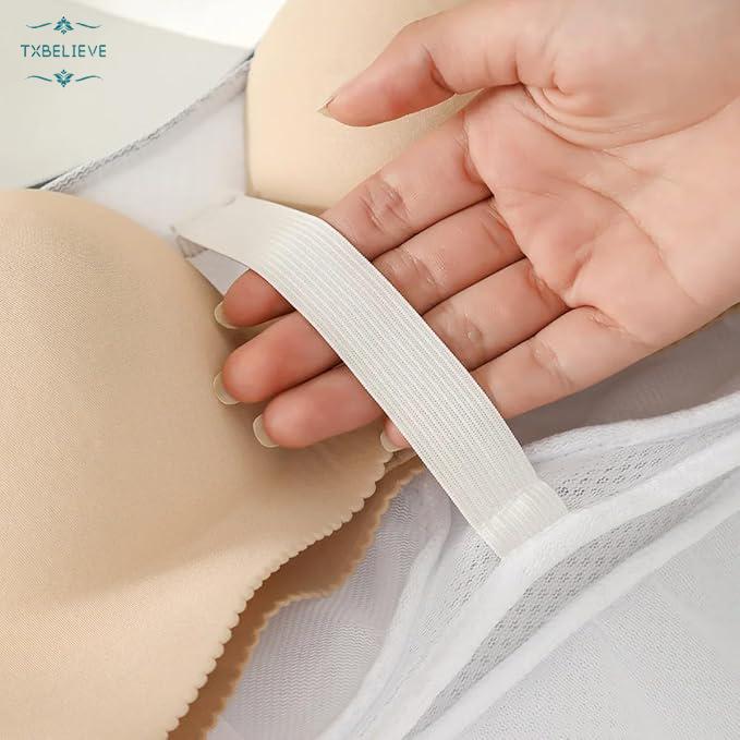 Home bra laundry bag, spherical protective laundry bag, suitable for machine washing, anti-deformation bra bag (Blue/Grey)