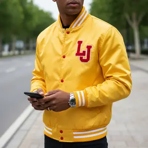 Varsity Letterman Bomber Jacket – Custom, Stylish, Premium Quality