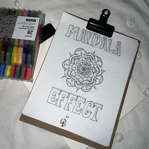 Mandala Effect - Coloring Book