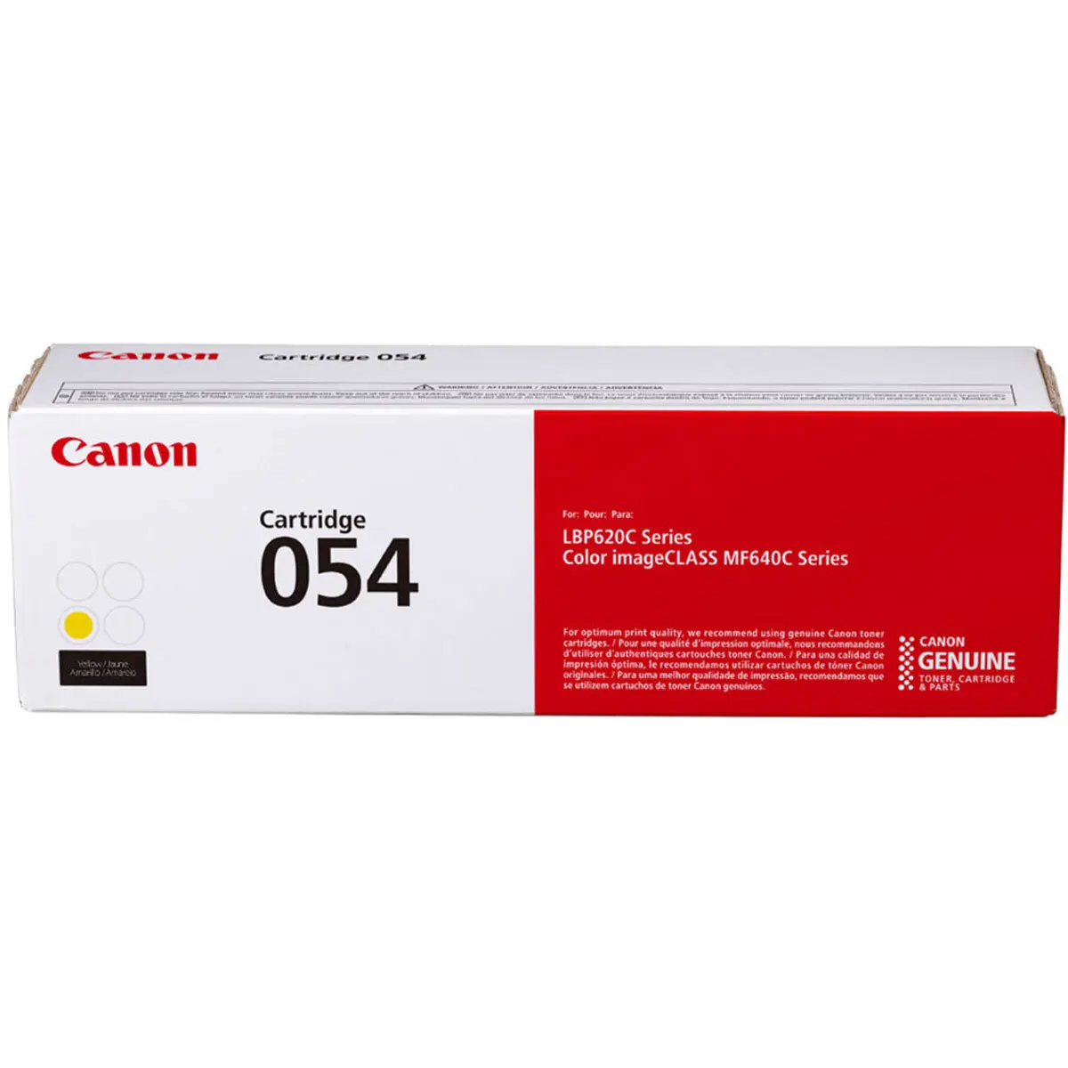 Canon CRG-054 Standard Yellow Toner Cartridge for LBP622/MF644 Printers, Ideal for High-Quality Printing