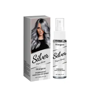 Silver Hair Dye – Silver Gray Hair Color for Lightened & Bleached Hair, 2-in-1 Nourishing Color & Conditioner, Suitable for All Hair Types, 1 Fl Oz