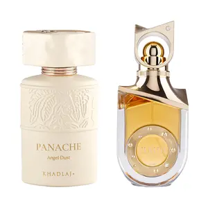 Velvet-Whipped Vanilla Angel 2 Piece Bundle for Unisex (3.4 Ounce, Riiffs Zenith Extrait de Parfum Spray + 3.4 Ounce, Khadlaj Panache Angel Dust Extrait de Parfum Spray)