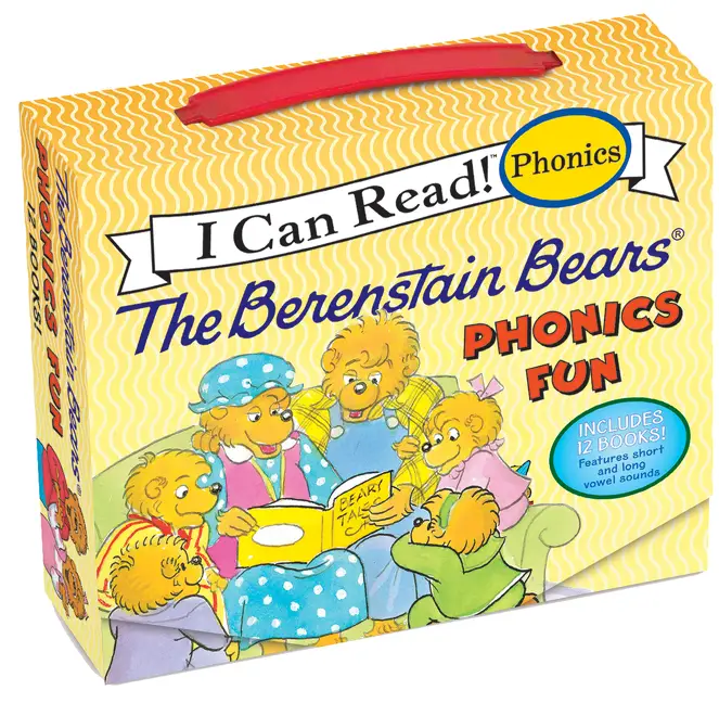 The Berenstain Bears 12-Book Phonics Fun!: Includes 12 Mini-Books Featuring Short and Long Vowel Sounds (I Can Read Phonics) by Mike Berenstain||Mike