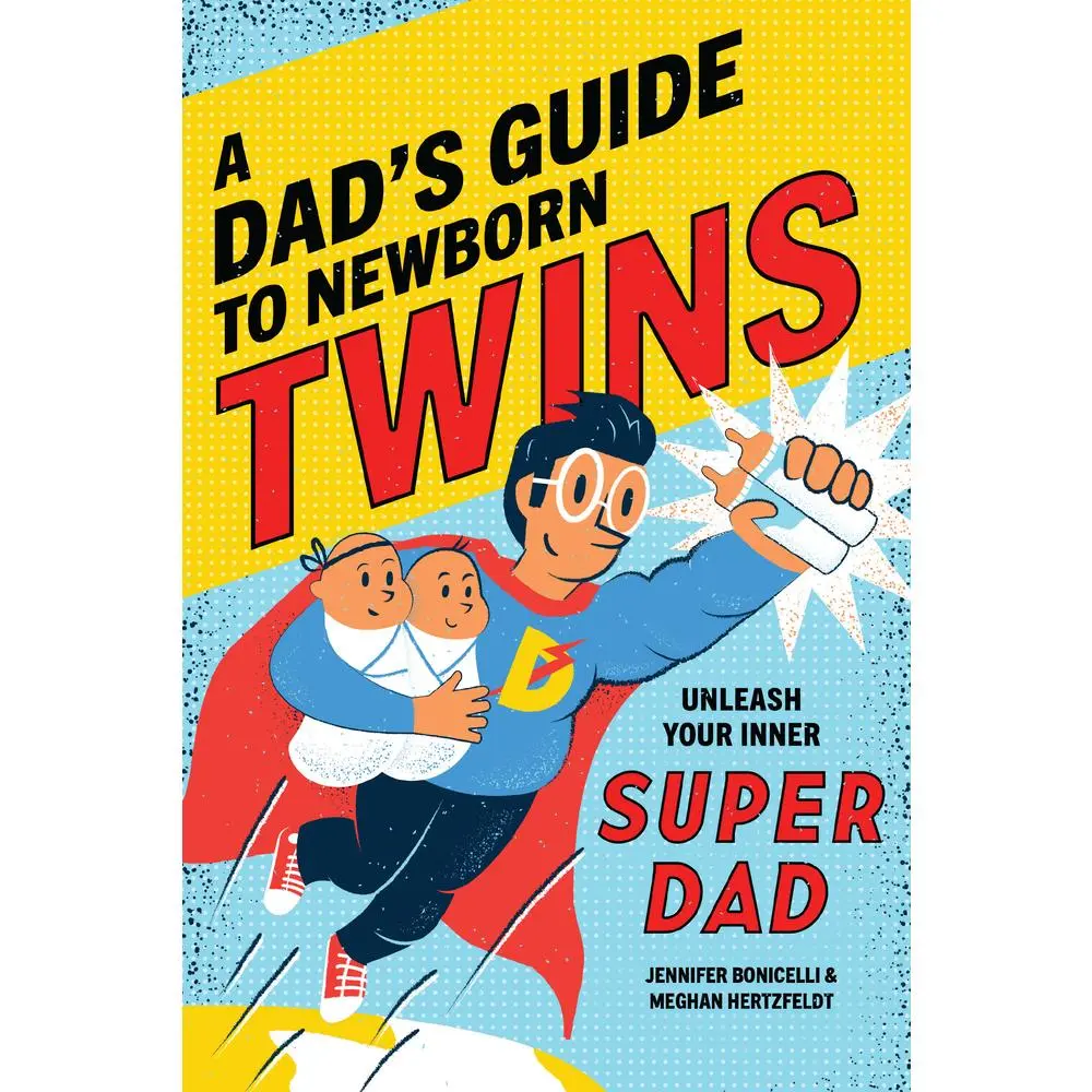USED Book - A Dad's Guide to Newborn Twins: Unleash Your Inner Super Dad by Hertzfeldt, Meghan (Paperback) - english