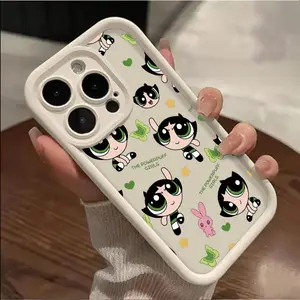 Green-toned girl Phone Case for iPhone 17 AIR 17 PRO 16 PRO 15  PRO MAX  14 PLUS 13 PRO 12 11 PRO XS MAX X XR Plus Shockproof Protective Cover Full Protection Anti-Drop, Accessories, Smartphone