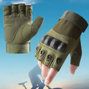 Outdoor Cycling Sports Fitness Half Finger Gloves, Breathable & Durable Design, Ideal for Mountain Bike Riding, Comfortable Fit