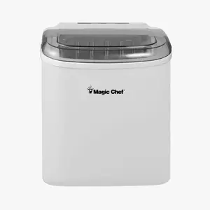 27 lb. Portable Countertop Ice Maker in White