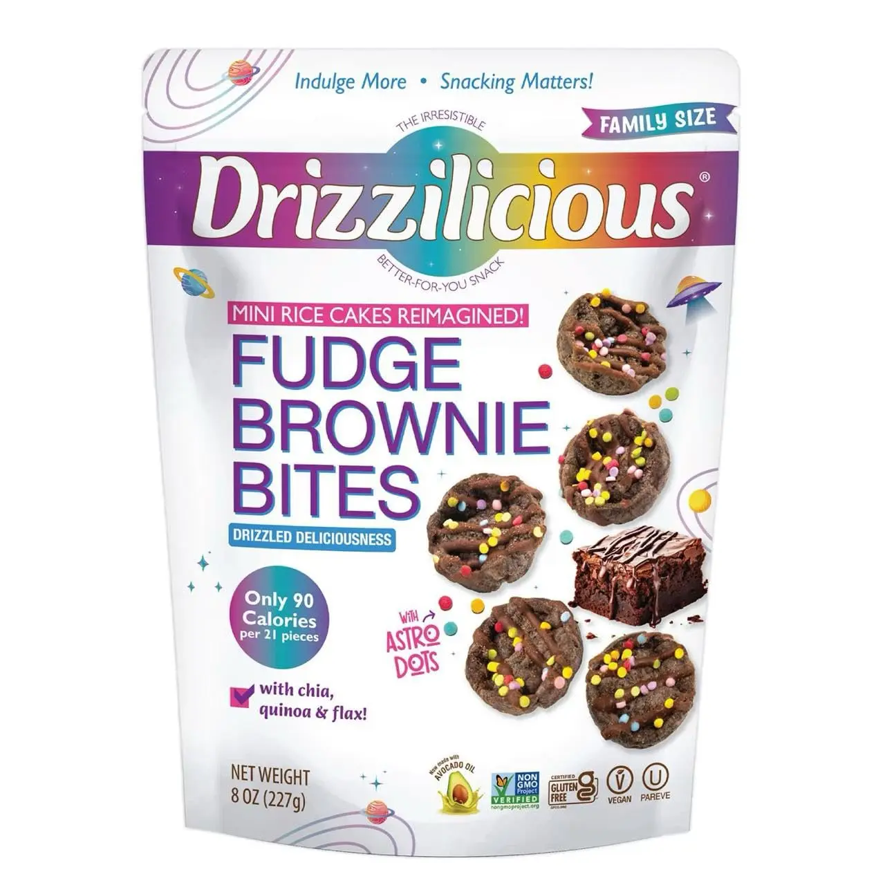 Drizziliciouss fudge brownie bites 8oz