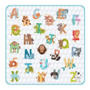 Baby Play Mat for Floor Playpen Mat - 50" X 50" Playpen Mat,Thick One-Piece Crawling, Odorless Floor Mat, Non-Slip Cushioned Baby Playmat for Infants,Babies,Toddlers. Foldable and Machine Washable