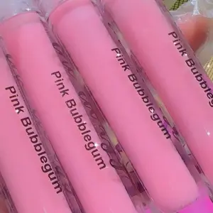 Pink BubbleGum lip gloss  Smooth Makeup