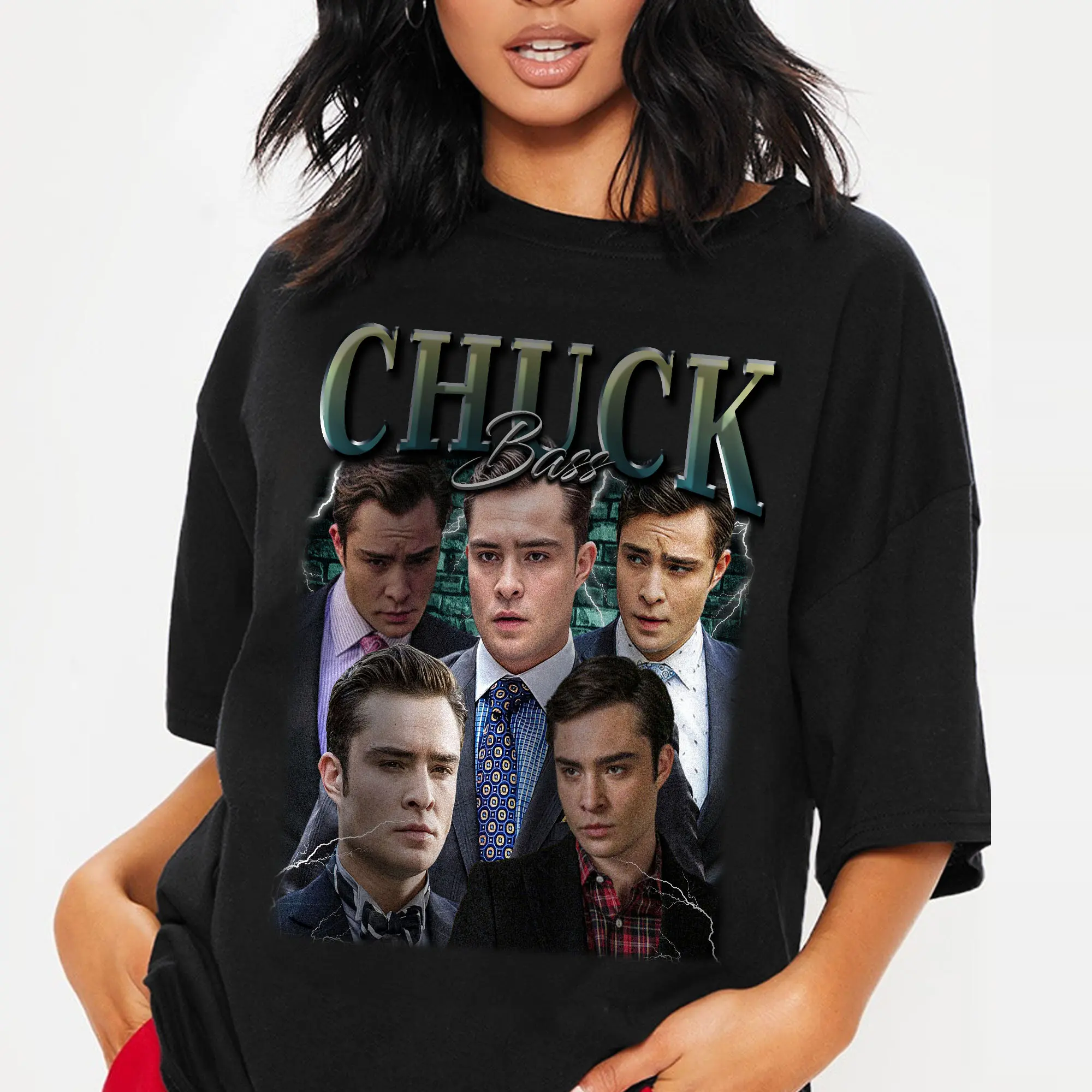 Personalize Chuck Bass T-Shirt, Limited Chuck Bass Vintage T-Shirt, Chuck Bass Gift For Women and Man Unisex T-Shirt