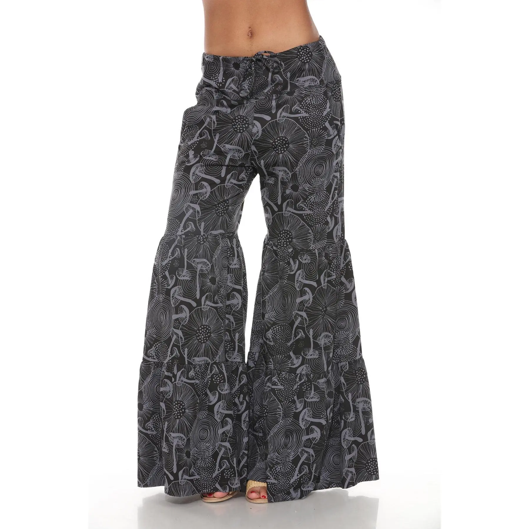 Mushroom Tiered Jersey Pants