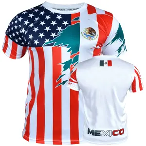 Mexico × USA Flag Mix Soccer Jersey – Premium Match-Grade Edition - Youth & Adults Sizes