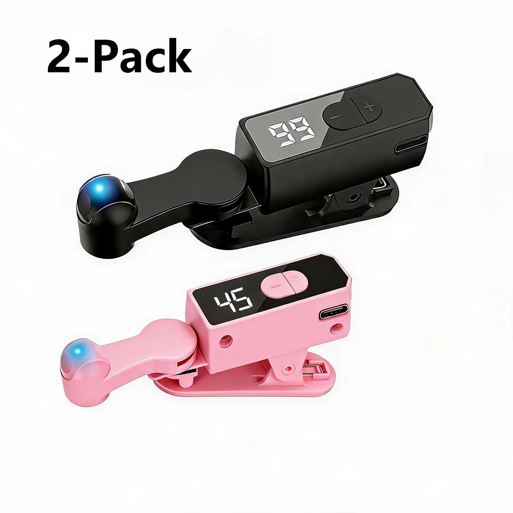 【2-Pack 】 Rechargeable Automatic Clicker - Handheld Devices Accessory, Electronic Gadgets for Smartphones & Controllers, Fast Digital Screen Tap Simulator, Smart Trigger for Shopping & Rewards, Portable Selfie Mobile Cellphone Accessory, Mobile Cellpho
