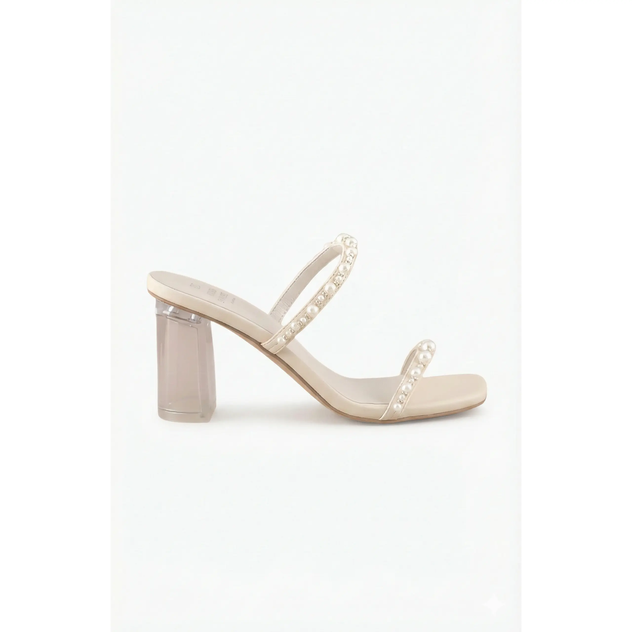 Pearlina Block Heel Mule Sandal