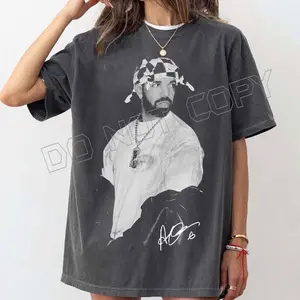 Comfort Colors Drake T-Shirt Rap Merch Graphic Tee Takecare Rare Hip Hop Graphic Print