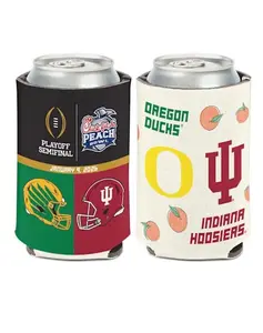 2026 Cfp Peach Bowl Dueling Can Cooler Indiana Hoosiers Oregon Ducks 1/9/26